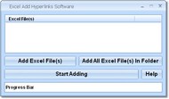 Excel Add Hyperlinks Software screenshot